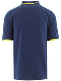 Bench Navy Yellow Richmond Polo Shirt